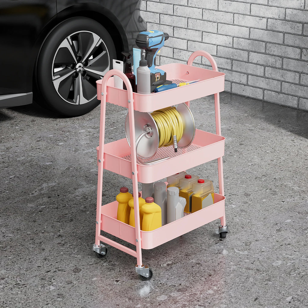 3-Tier Rolling Storage Cart